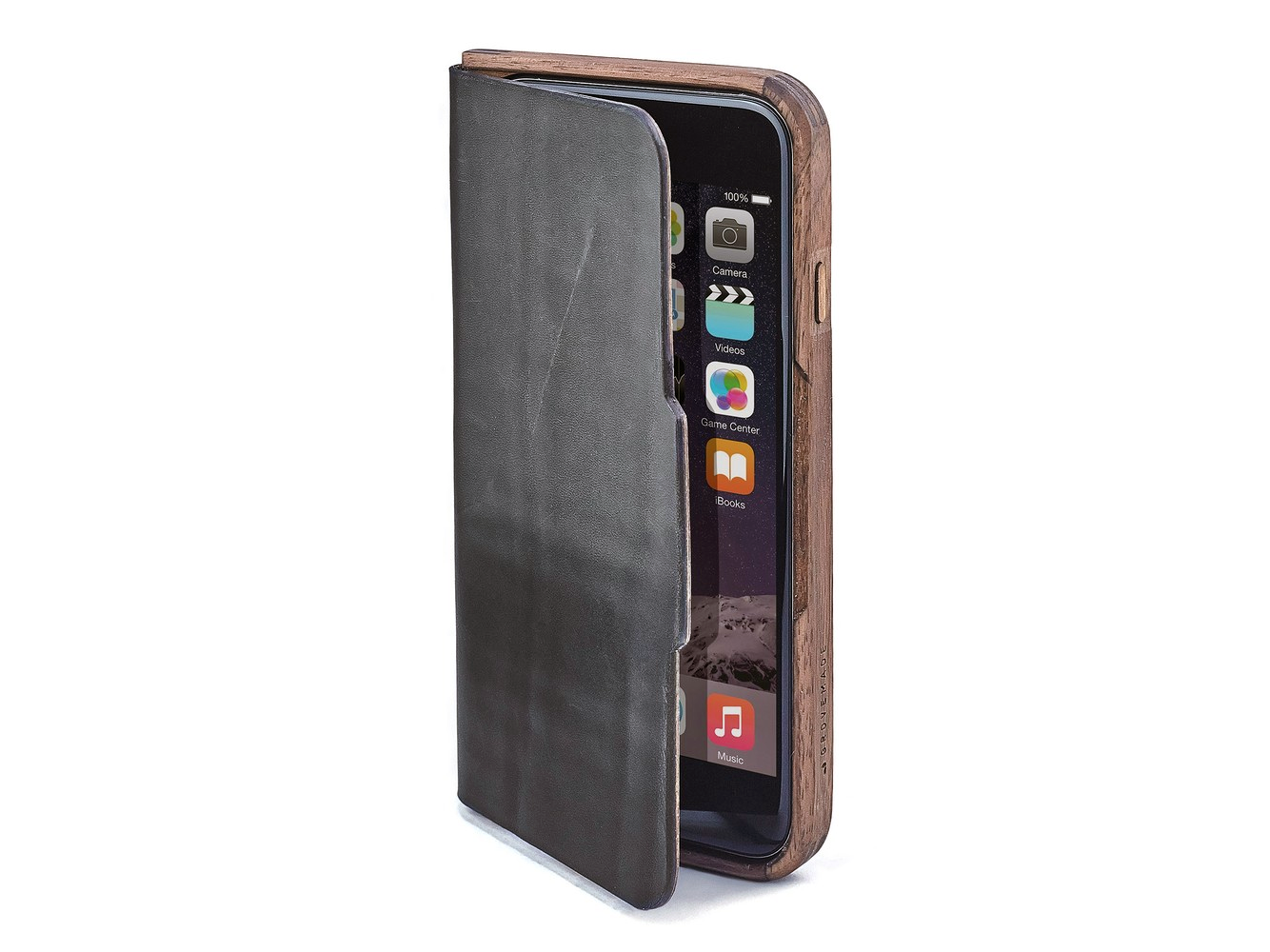 GROVEMADE WALNUT AND LEATHER CASE (US$130)