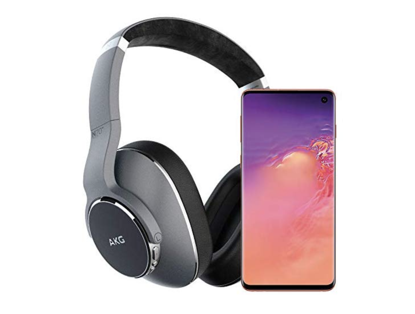 Samsung Galaxy S10 with AKG N700NC Headphones ($551 off)