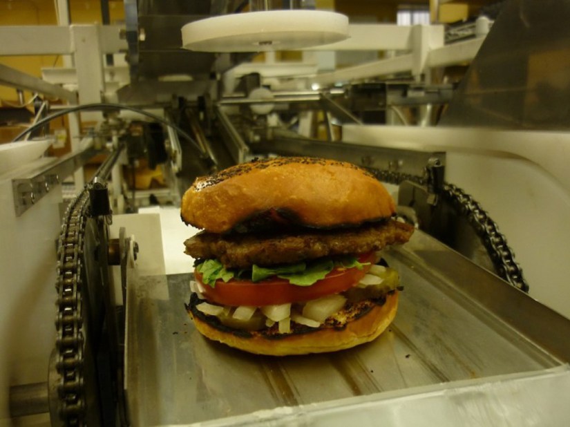 If Wallace and Gromit made burgers, they’d use this machine