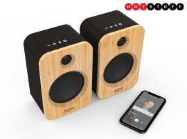House of Marley wants to make your home audio setup greener with the Get Together Duo bookshelf speakers