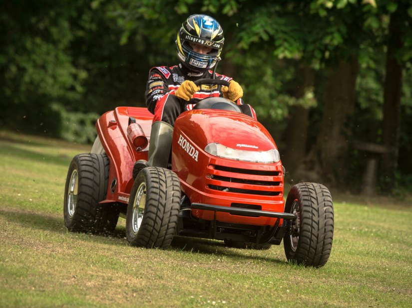 Meet the lawnmower that accelerates faster than a Porsche 911