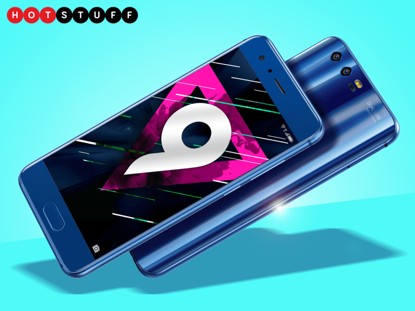 With lines that shine, the Honor 9 looks mighty fine