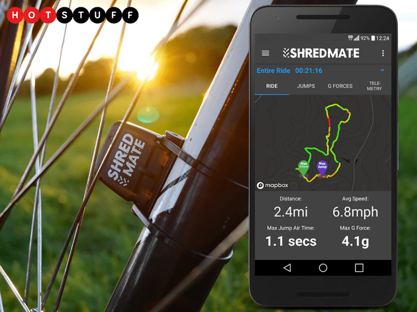 ShredMate is a bike sensor that tracks every aspect of your ride