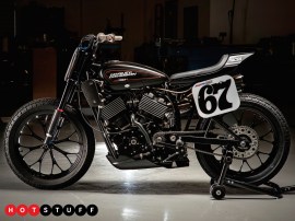 Harley Davidson heads back to the (flat) track with this beastly racing bike