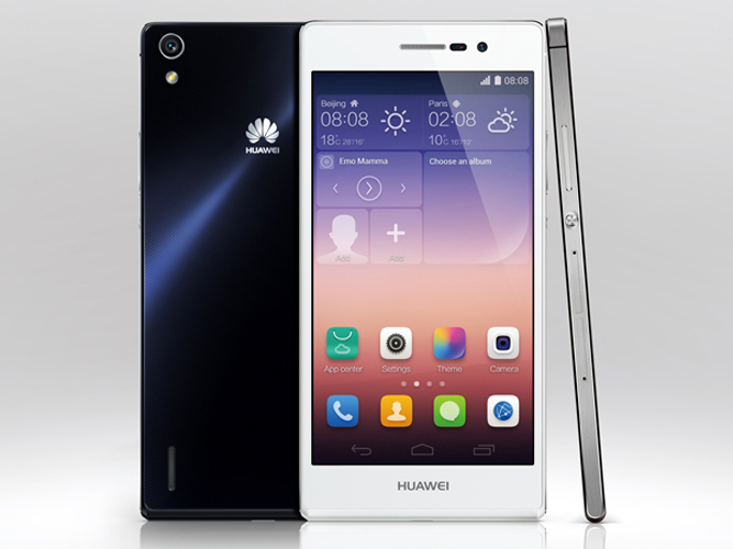 Huawei Ascend P7 packs in a full HD screen, quad-core power and an 8MP front-fac