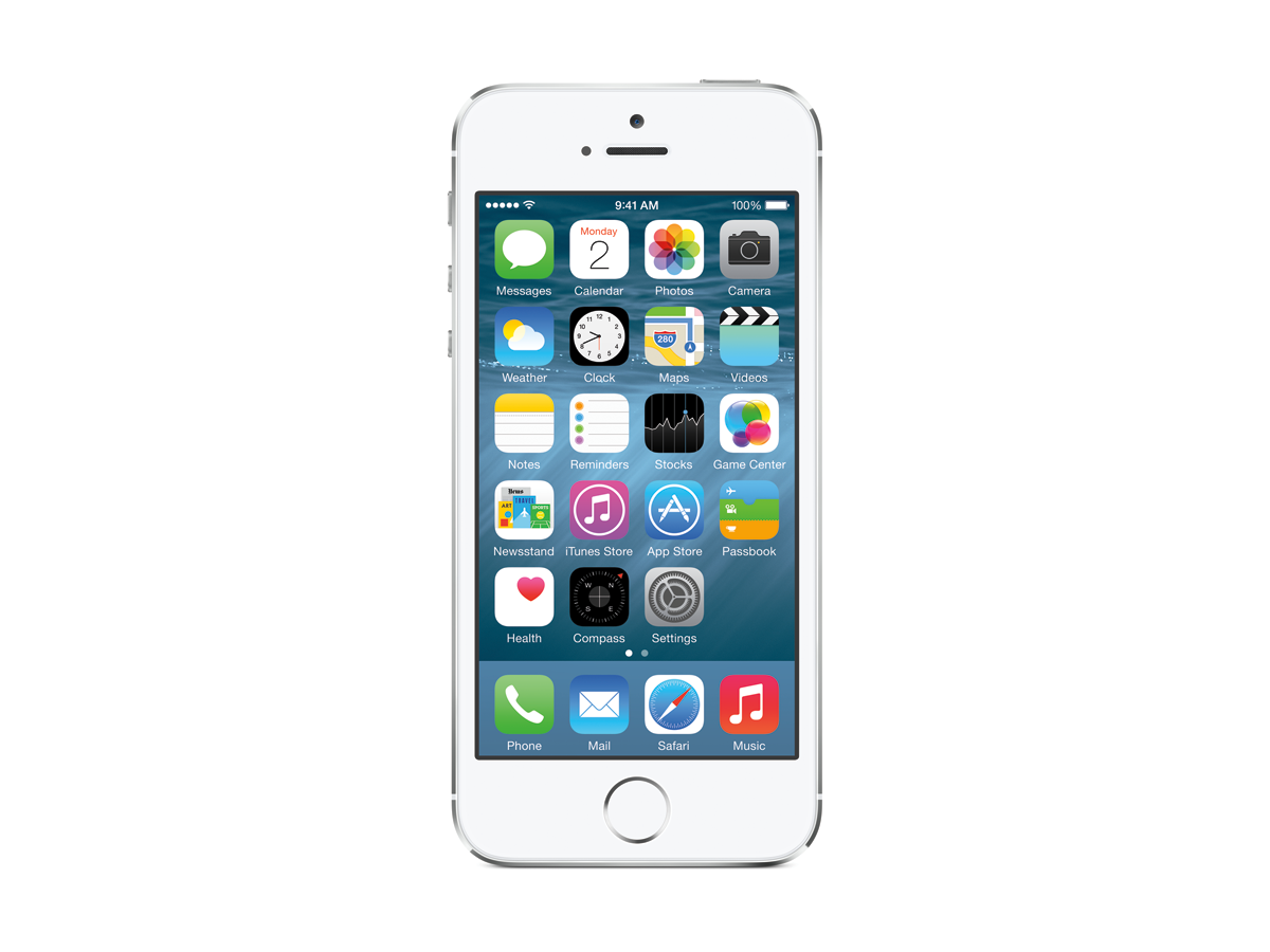 iOS 8 homescreen 