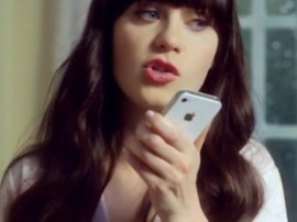 New iPhone 4S Siri ads star Samuel L Jackson and Zooey Deschanel