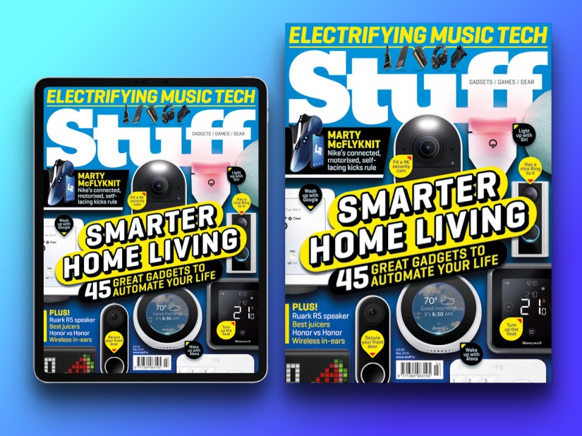 The smart home grows up and electrifying music tech in the latest issue of Stuff magazine