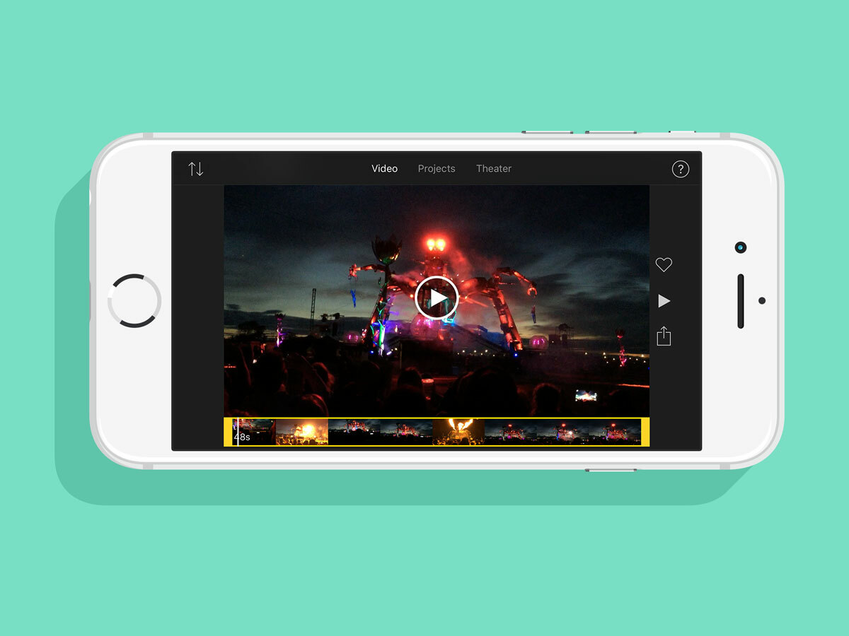 7) iMovie (£3.99; £free with new device)