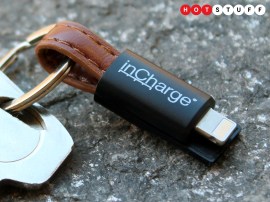 inCharge All in One is a charging cable for your keychain that can connect any device to USB