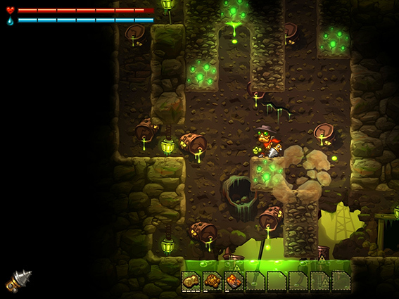 Steamworld Dig (PC and 3DS, US$8.99 and US$9.99 respectively)