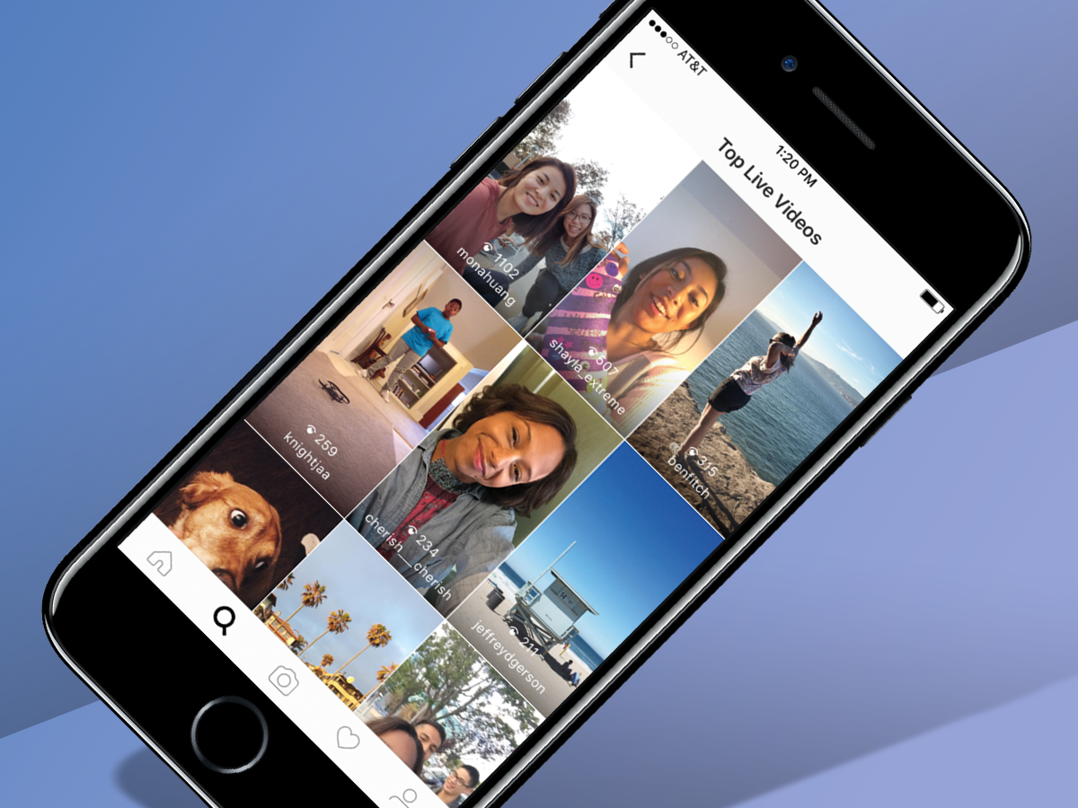 Best for...self-destructing clips (Instagram Live Video)