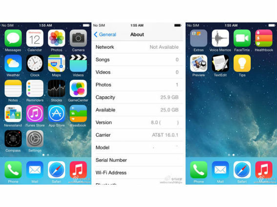 Apple iOS 8 images leak: it’s iOS 7, but with new, unnecessary apps