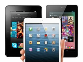 Apple iPad Mini vs Google Nexus 7 and Amazon Kindle Fire HD