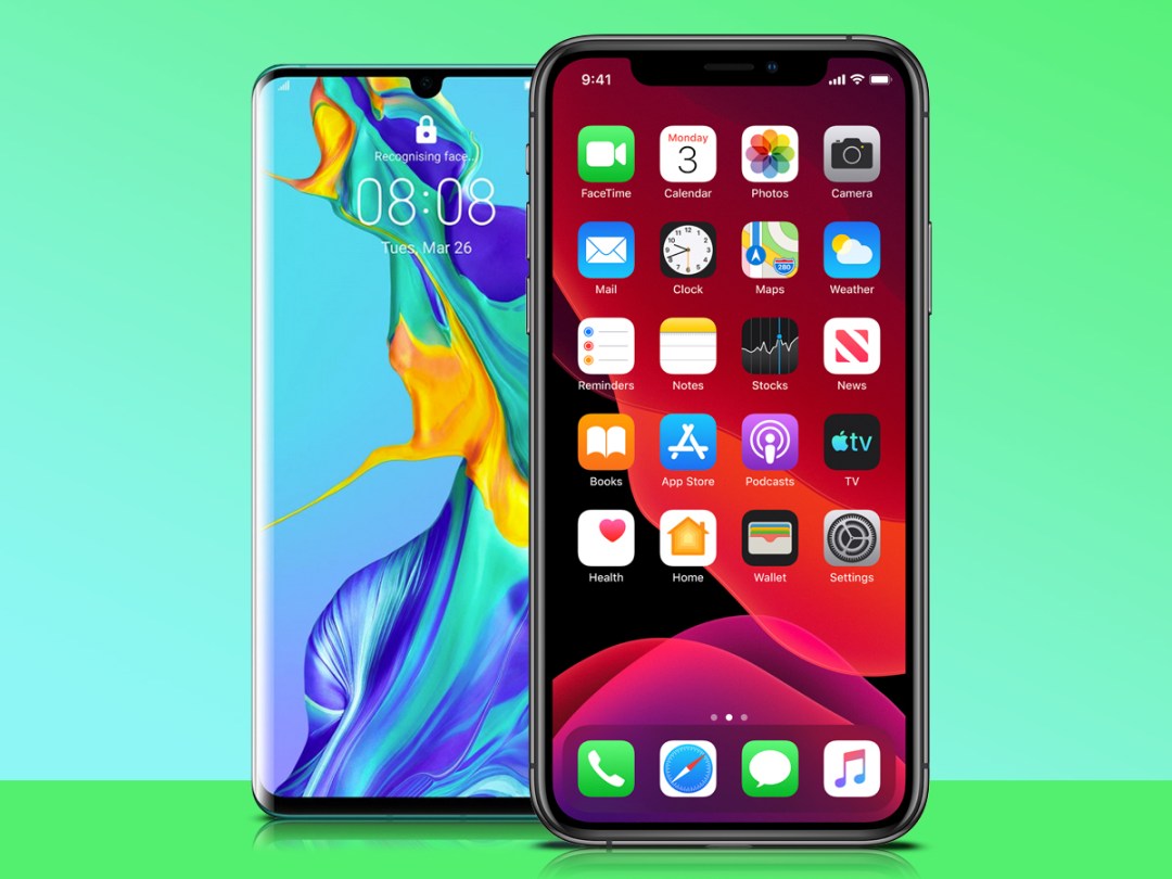 Apple iPhone 11 Pro and Huawei P30 Pro
