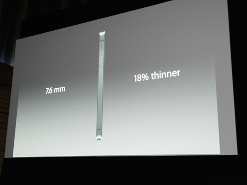 iPhone 5 is Apple’s thinnest and lightest phone ever