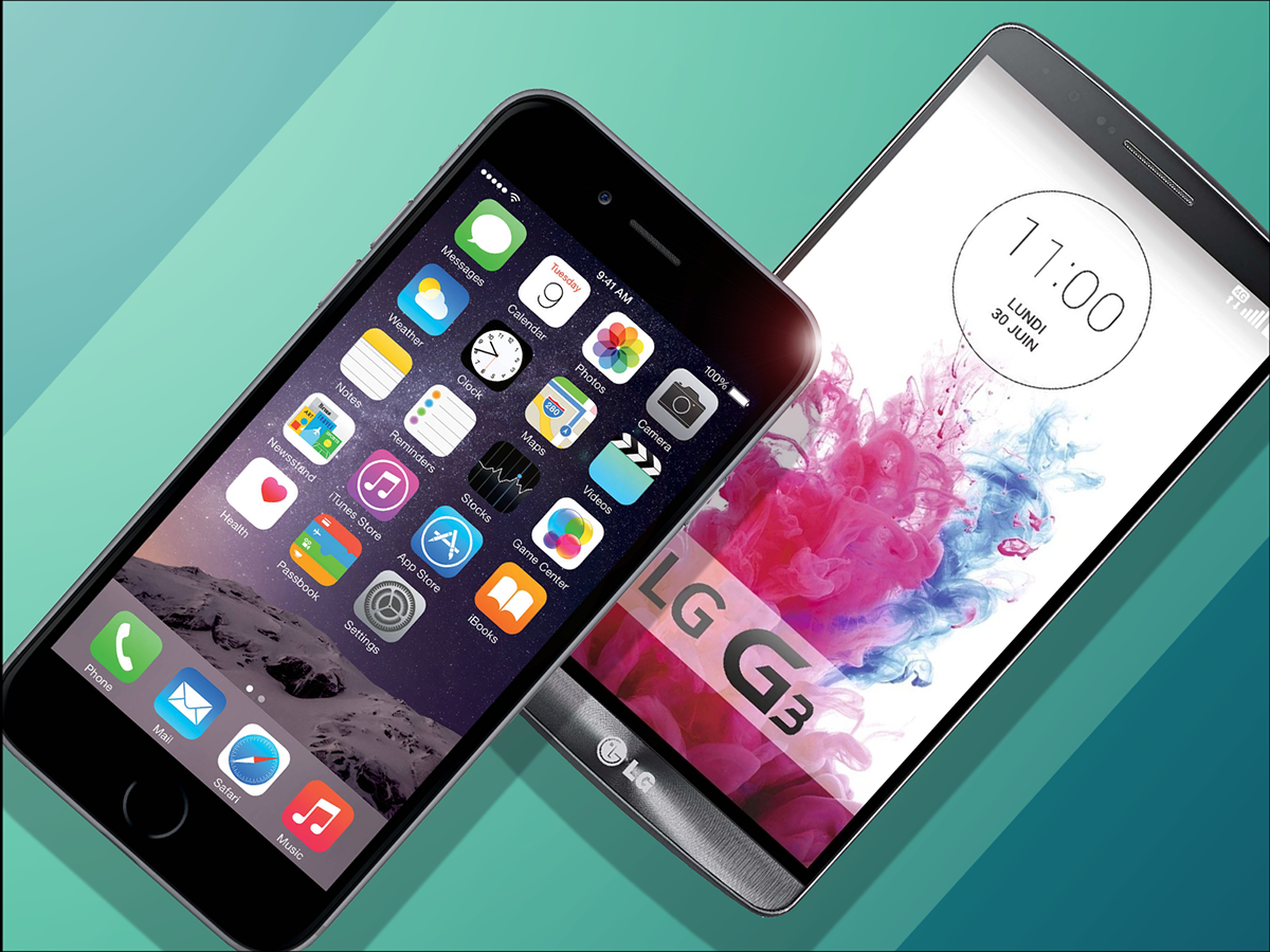 2014: iPhone 6 vs LG G3