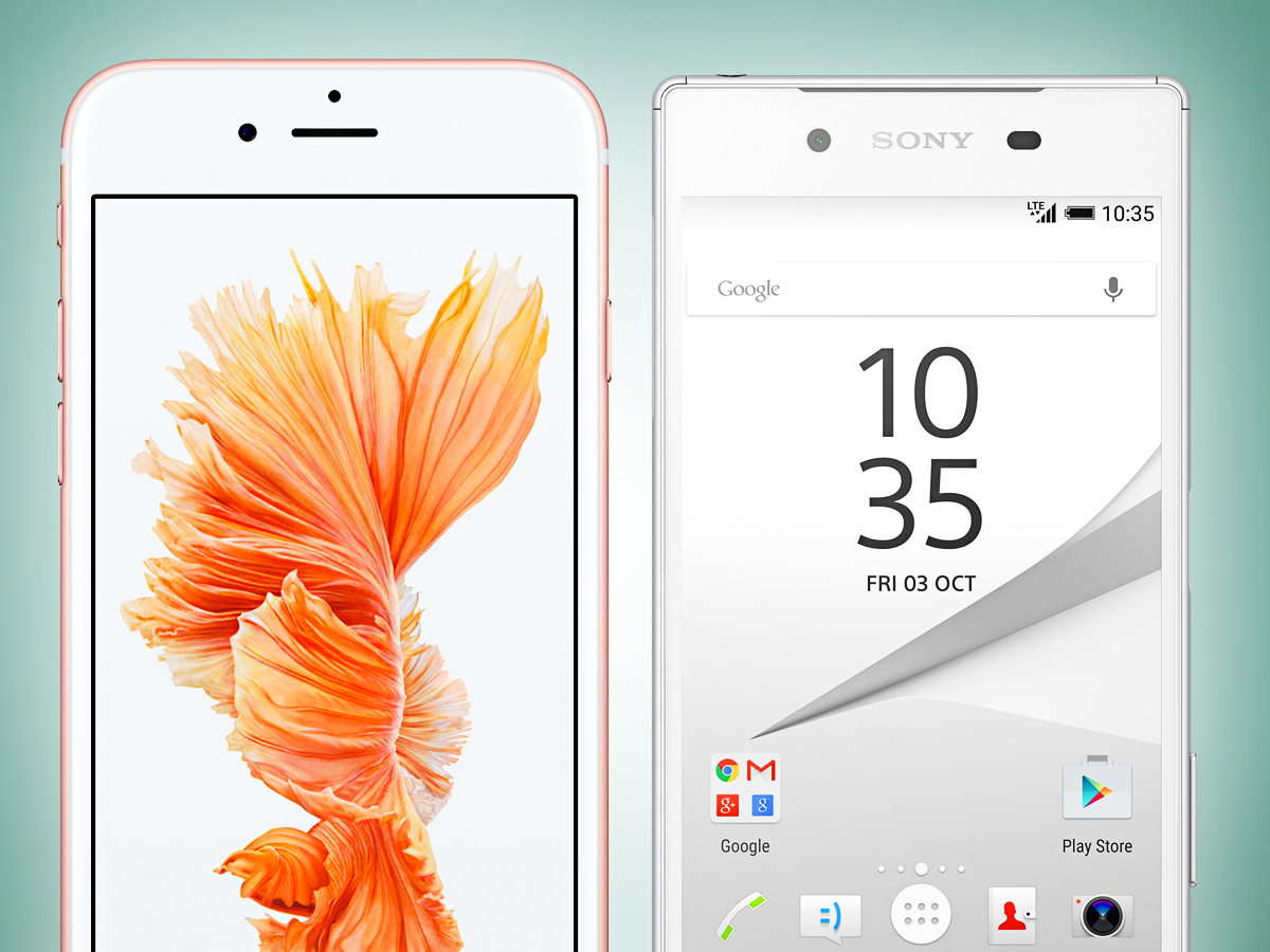 Sony Xperia Z5 Compact Vs Iphone 6s Stuff