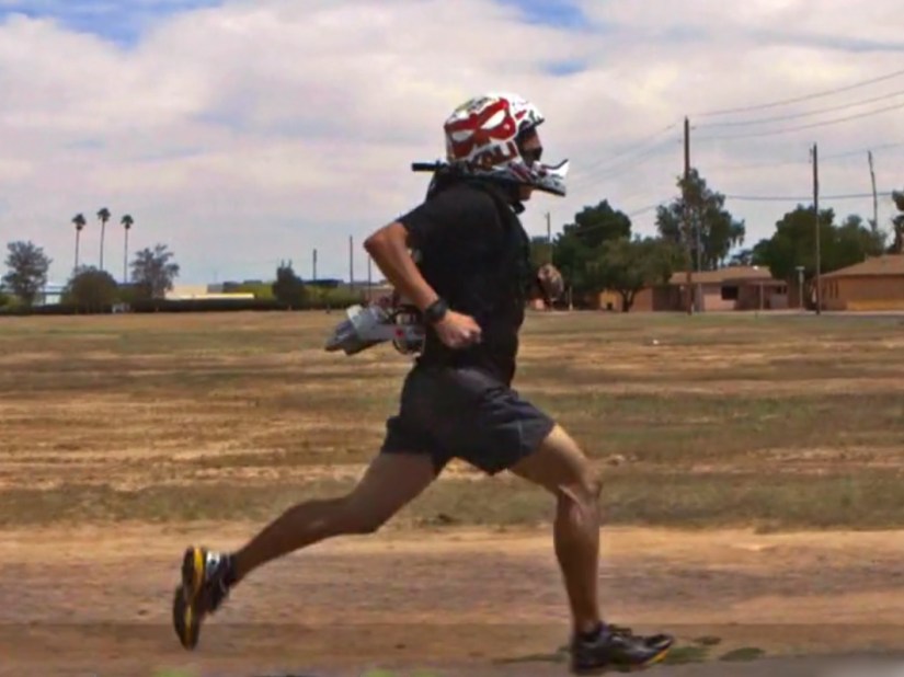 How to run faster with no training: step 1 – wear a jetpack