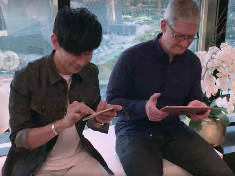 Watch Tim Cook make sweet music with GarageBand’s Chinese-flavoured update