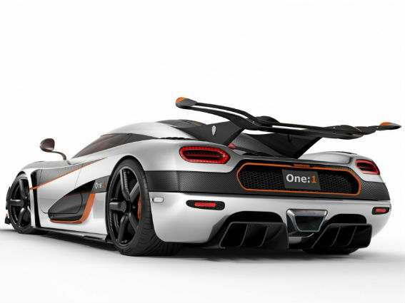 The hyperfast Koenigsegg One:1 travels at the speed of light