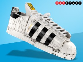 Lego’s latest Adidas-themed kit is a brick-built sneaker that shoe looks good