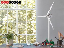 Lego’s Vestas Wind Turbine is a massive turbine for your desk, with eco-friendly plastic trees