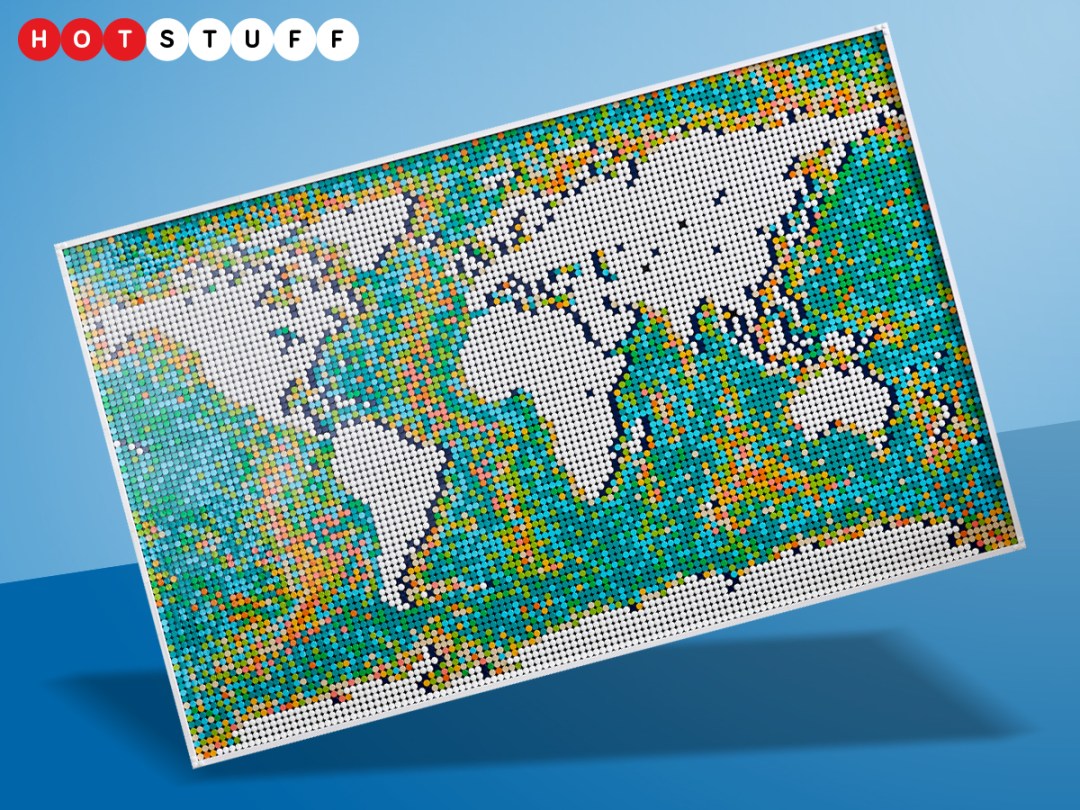 Chart Your Travels with Lego's New, Nearly 12,000-Piece World Map