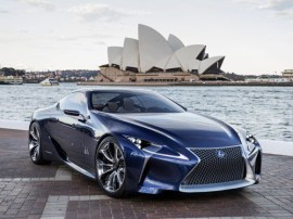 Lexus LF-LC Blue Concept is a hybrid beast