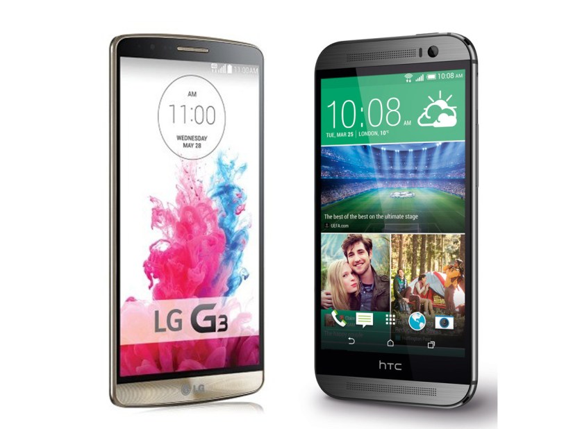 LG G3 vs HTC One (M8)