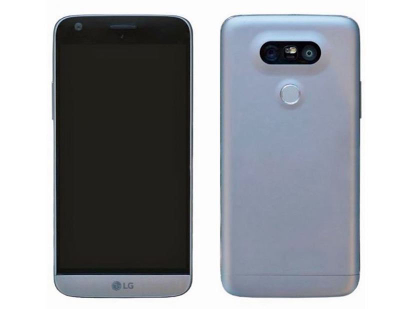 Clear render of the LG G5 leaks ahead of Sunday reveal
