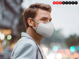 LG’s high-tech face mask will turn you into a virus-fighting Bane