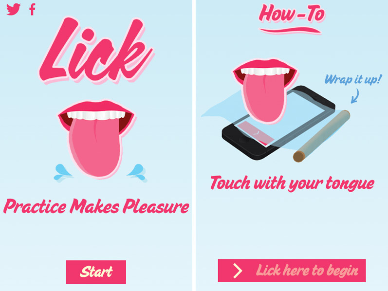 Tongue twister: lick your way to a stronger tongue with this smartphone app