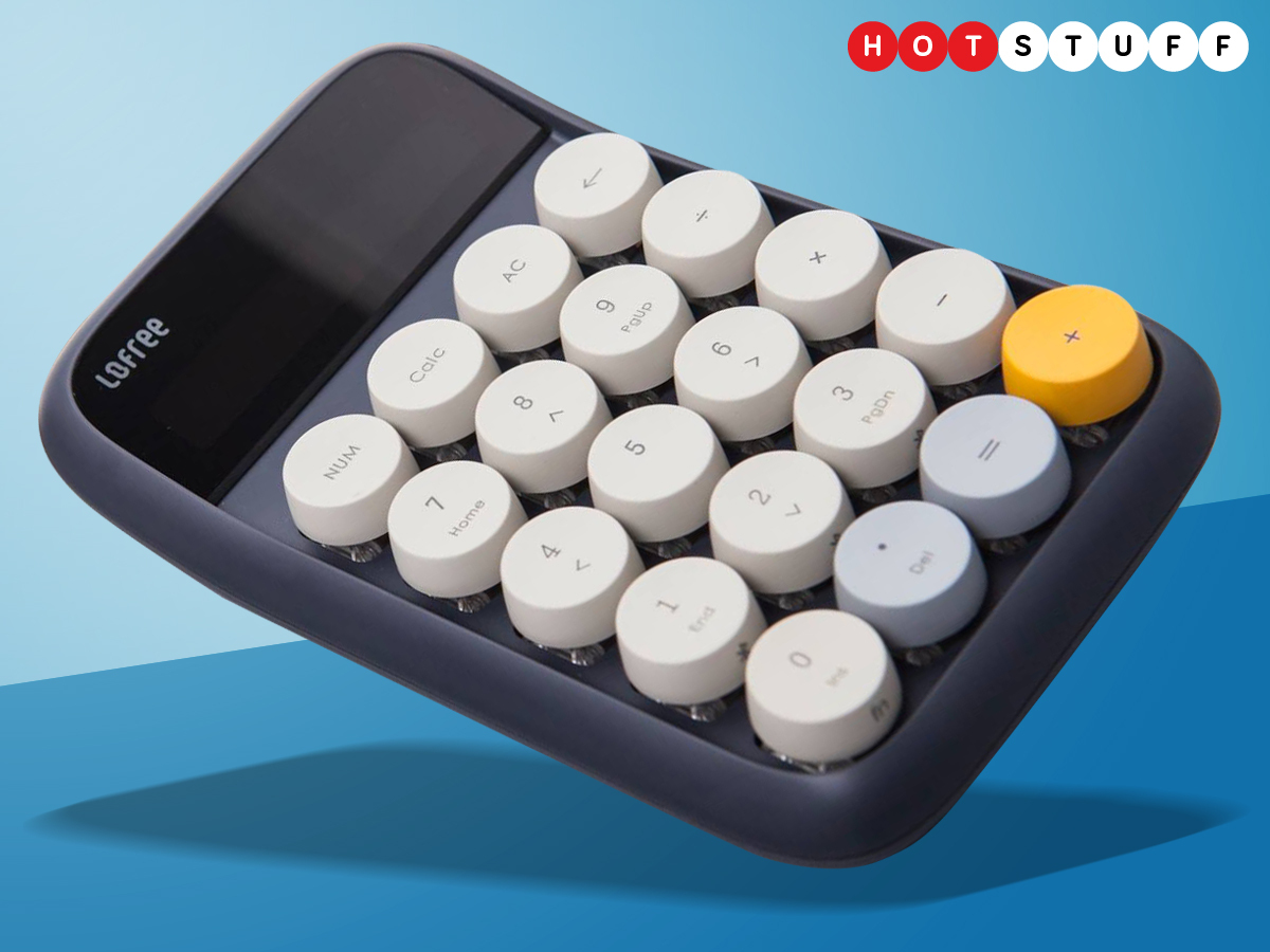 Digit Number Pad is a wireless number pad masquerading as a chunky