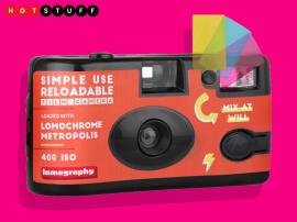 Lomography’s pre-loaded LomoChrome Metropolis re-usable camera is here to satisfy all 90s grunge urges