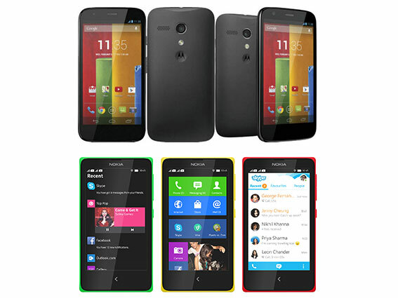 Nokia X vs Motorola Moto G:  the weigh in