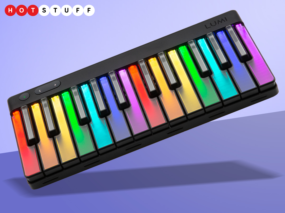 Rainbow-bright Lumi teaches piano with video games - CNET