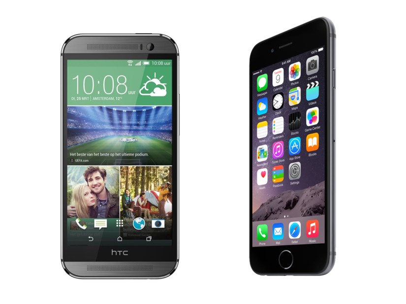 Apple iPhone 6 vs HTC One M8: the weigh in