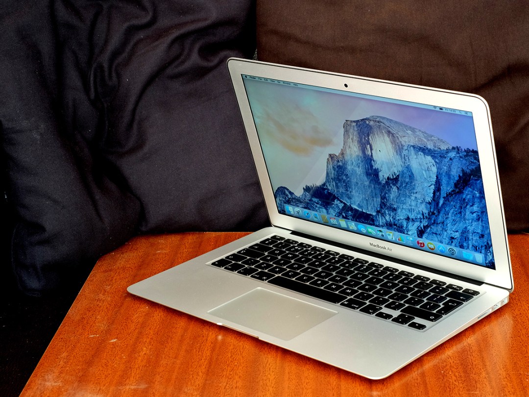 Apple MacBook Air 13in 2016 open on a table