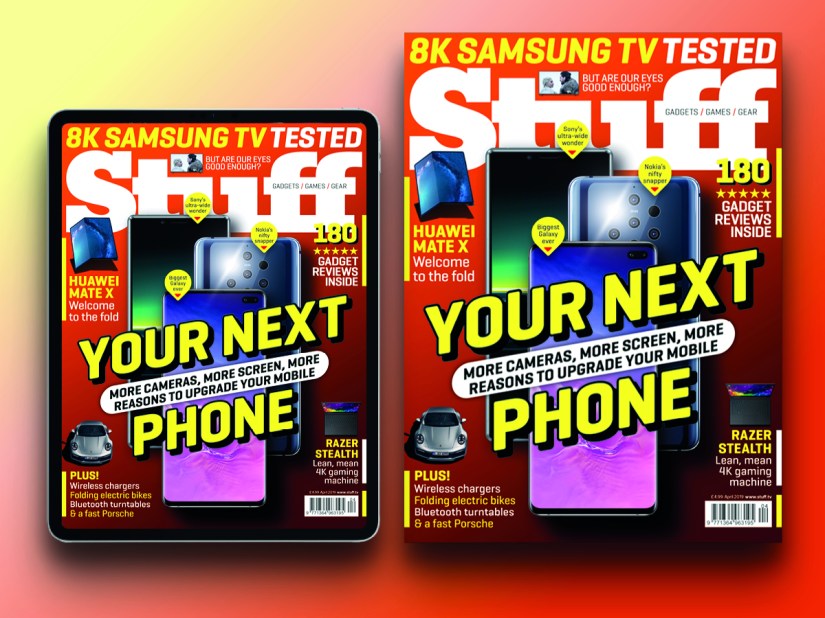Your next smartphone and 180 gadget reviews in the May issue of Stuff magazine