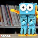 Marty the Robot v2 is a kid-friendly programmable walking robot that can dance like John Travolta
