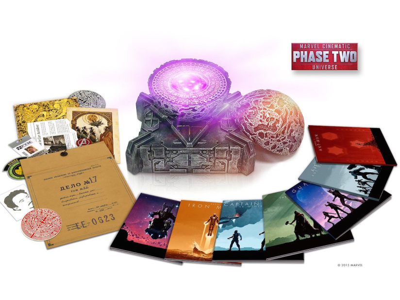 Marvel’s Phase Two set includes six movies and an Infinity Stone (replica)