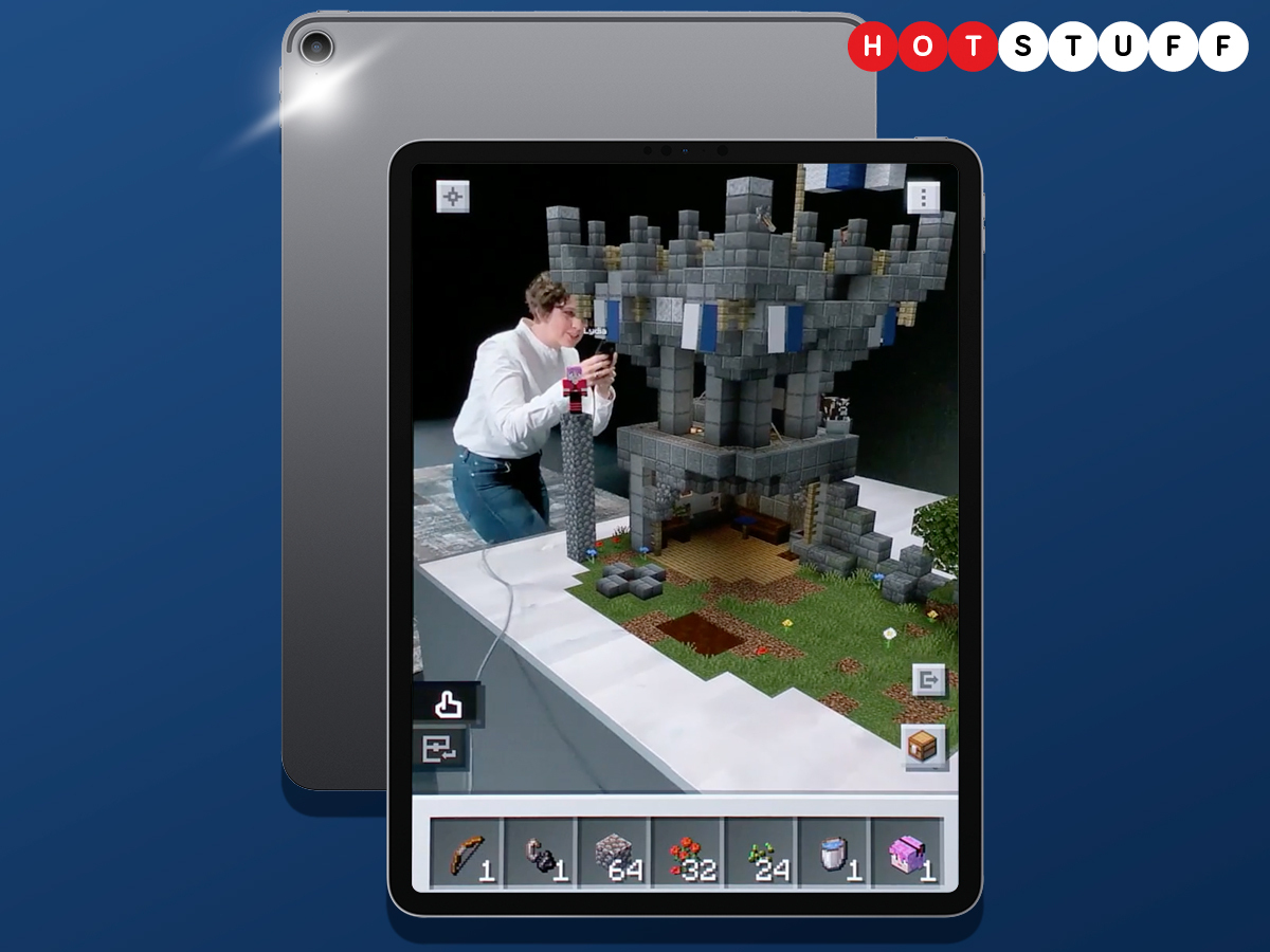 minecraft earth uses augmented reality to let players build in the