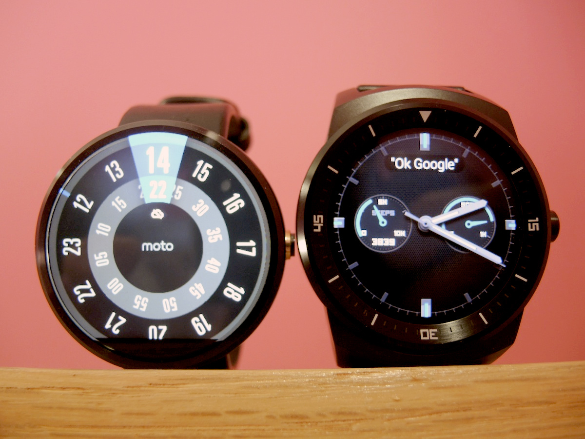 Which smartphone is best: Motorola Moto 360 vs LG G Watch R