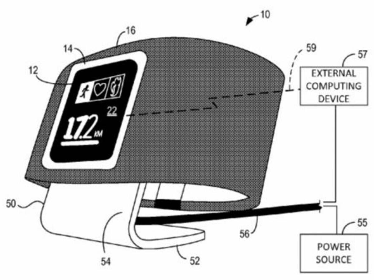 The Microsoft smartwatch may be mountable on a dock