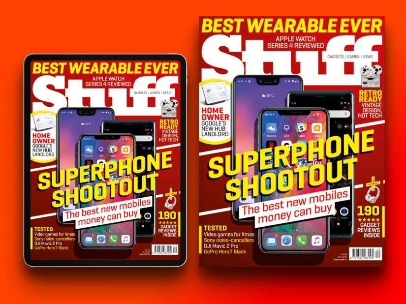 The latest smartphones shoot it out in our supertest, plus the hottest retro tech and much more in Stuff’s December issue – out now!