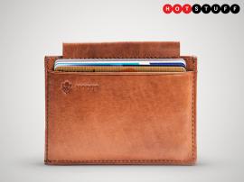 This compact wallet stores the essentials, protects your readies