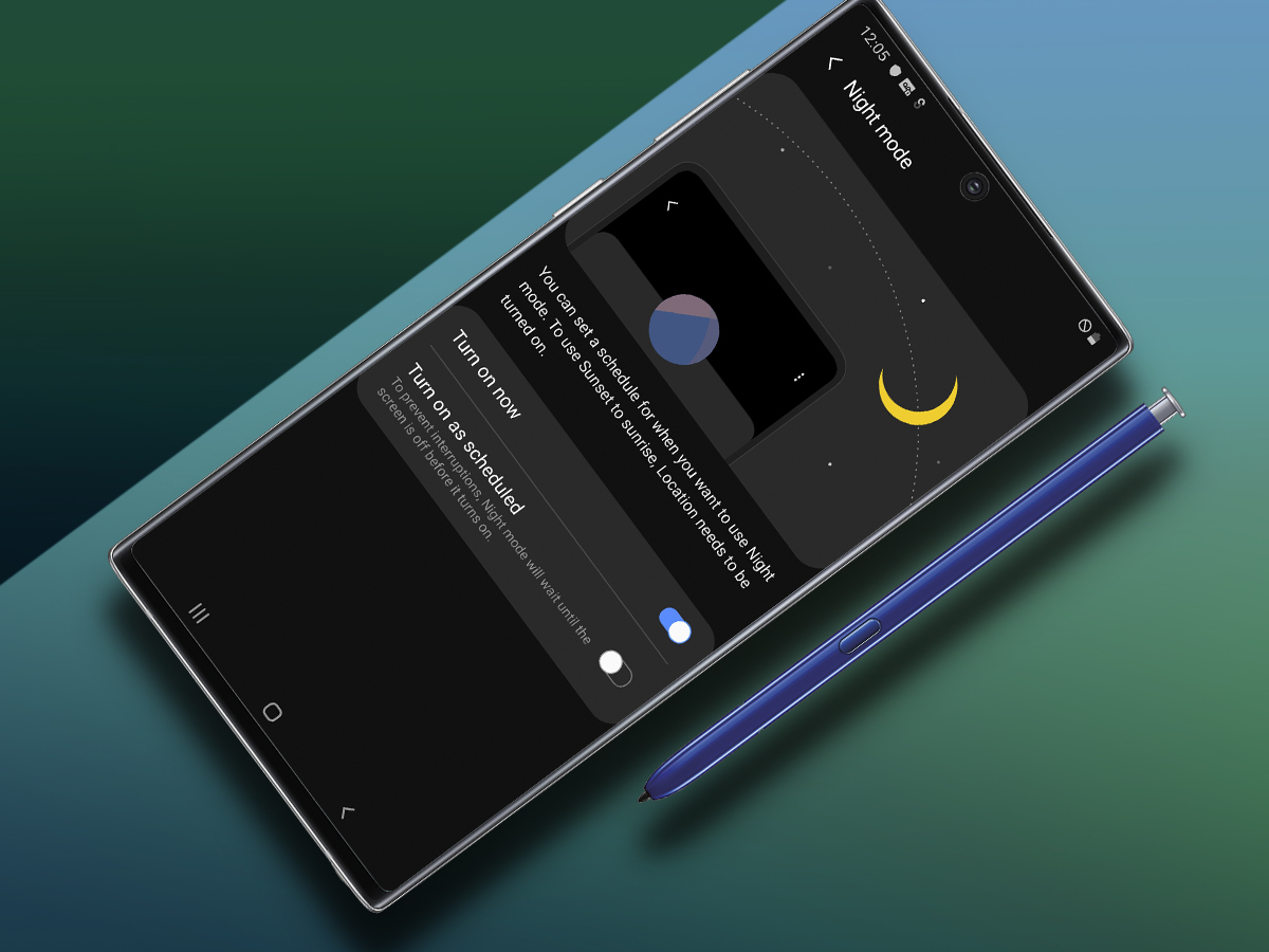 2) Dark (Night) mode