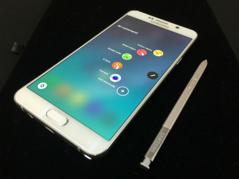You can break the Samsung Galaxy Note 5 by inserting its S-Pen in backwards