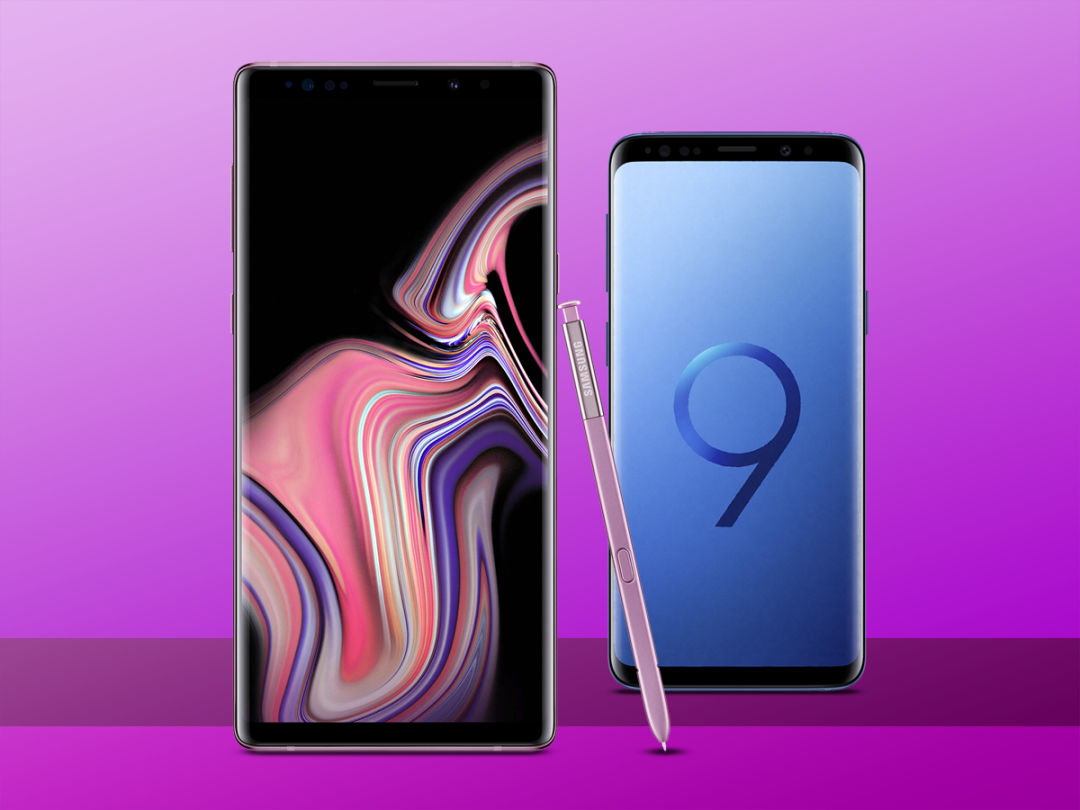 Samsung Galaxy Note 9 and S9 Plus